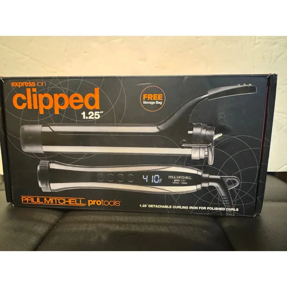 Paul Mitchell Express Ion Clipped Detachable Curling Iron - 1.25